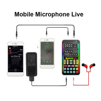i9 Set Voice Changer Game Live Broadcast Mobile Computer Sound Card by bashfashion