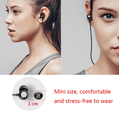Havit i30 Mini Neck-Mounted Magnetic Sports Bluetooth Earphone(Red) by Havit