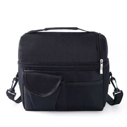 Double Insulation Bag Breast Milk Fresh Bag Bottle Mummy Bag(Black) by bashfashion