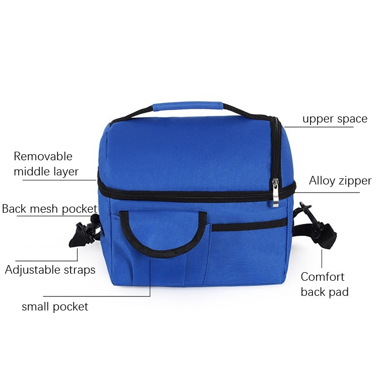 Double Insulation Bag Breast Milk Fresh Bag Bottle Mummy Bag(Royal Blue) by bashfashion