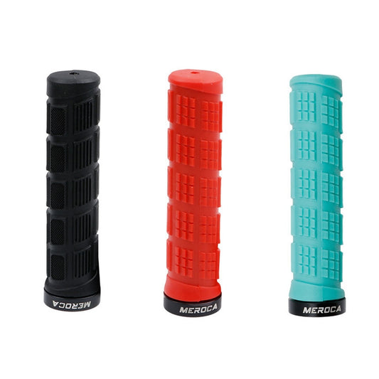 MEROCA Mountain Bike Anti-slip Shock Absorber Riding Grip Cover, Style: One Side Lock ME38 Sky Blue by MEROCA