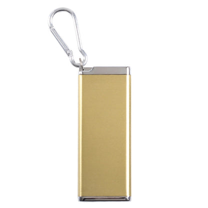 Portable Cigarette Case Portable With Lid Sealed Ashtray, Color: Gold by bashfashion