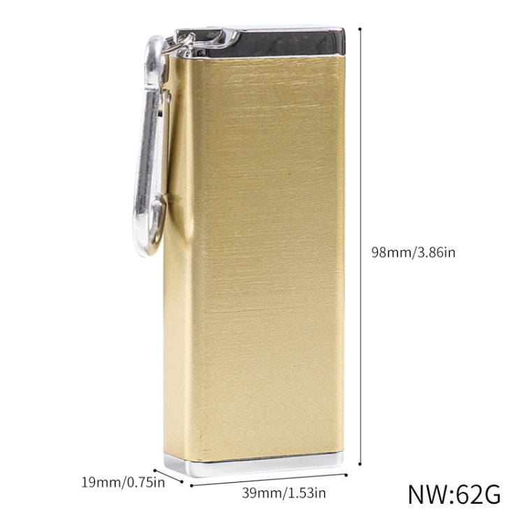 Portable Cigarette Case Portable With Lid Sealed Ashtray, Color: Silver by bashfashion