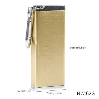 Portable Cigarette Case Portable With Lid Sealed Ashtray, Color: Silver Engraved Flower by bashfashion