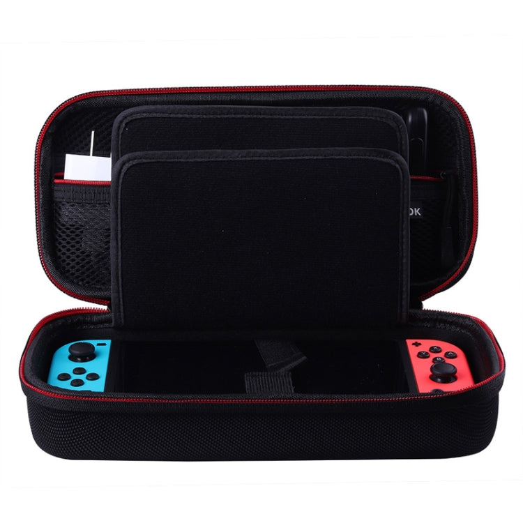 CHKJOK Game Console Bracket Function EVA Protective Sleeve For Switch Oled(Black) by CHKJOK