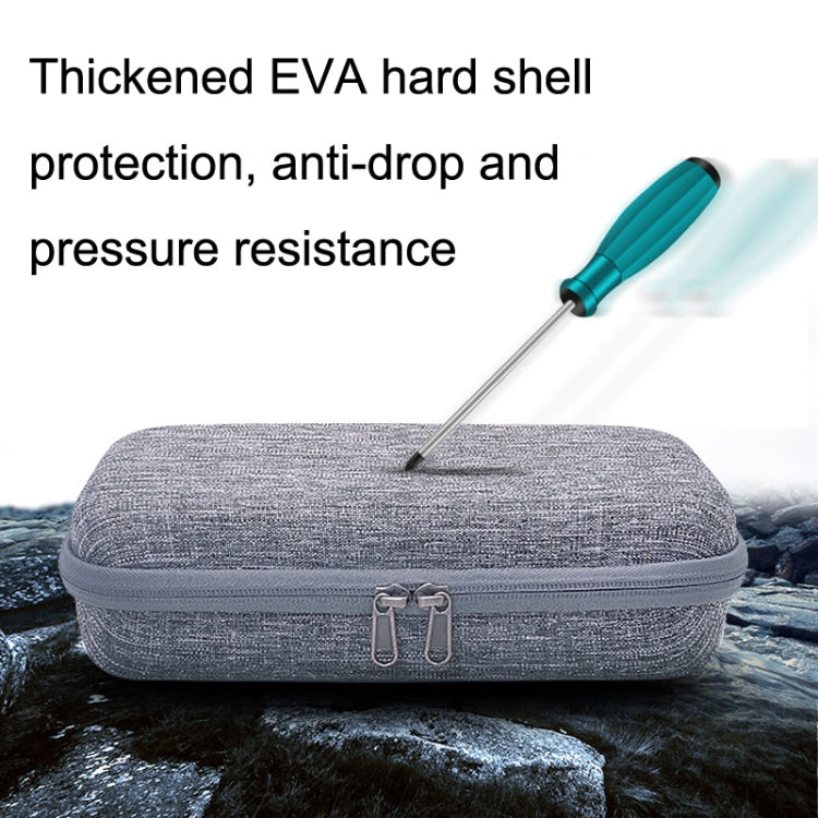 CHKJOK Game Console Bracket Function EVA Protective Sleeve For Switch Oled(Gray) by CHKJOK