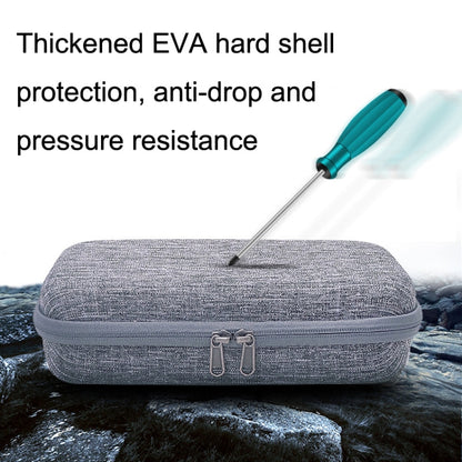 CHKJOK Game Console Bracket Function EVA Protective Sleeve For Switch Oled(Gray) by CHKJOK