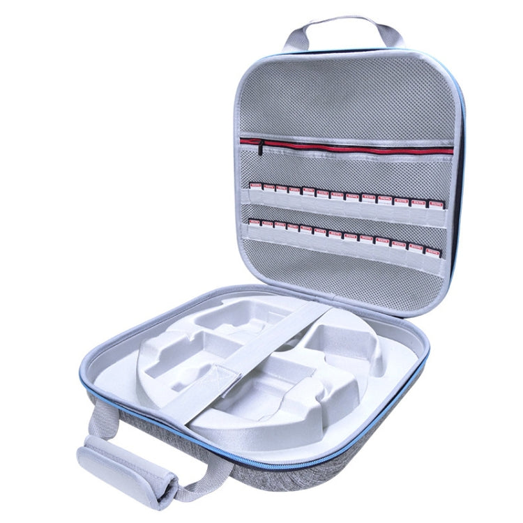 GH1865 EVA Hard Shell Fitness Ring Game Console Storage Bag For Nintendo Switch(Gray) by bashfashion