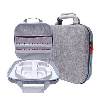 GH1865 EVA Hard Shell Fitness Ring Game Console Storage Bag For Nintendo Switch(Gray) by bashfashion