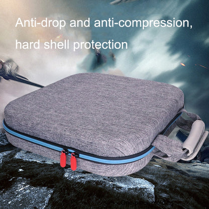 GH1865 EVA Hard Shell Fitness Ring Game Console Storage Bag For Nintendo Switch(Gray) by bashfashion
