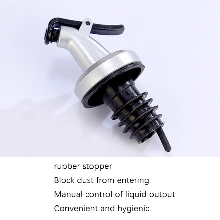 Stainless Steel Glass Oil Bottle Kitchen Pressed Seasoning Bottle, Capacity: 200ml by bashfashion