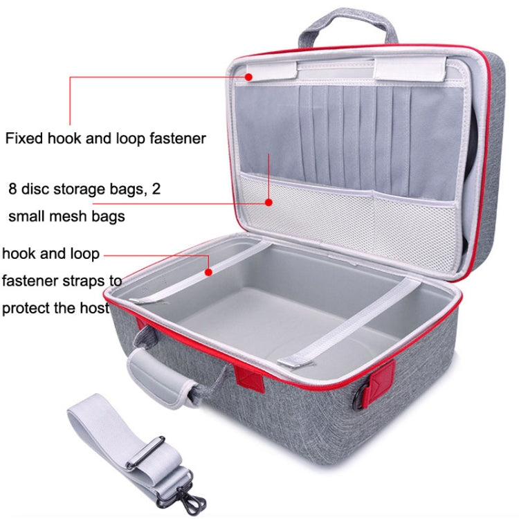 GH1881 Portable Game Console Storage Bag For PS5(Gray) by bashfashion