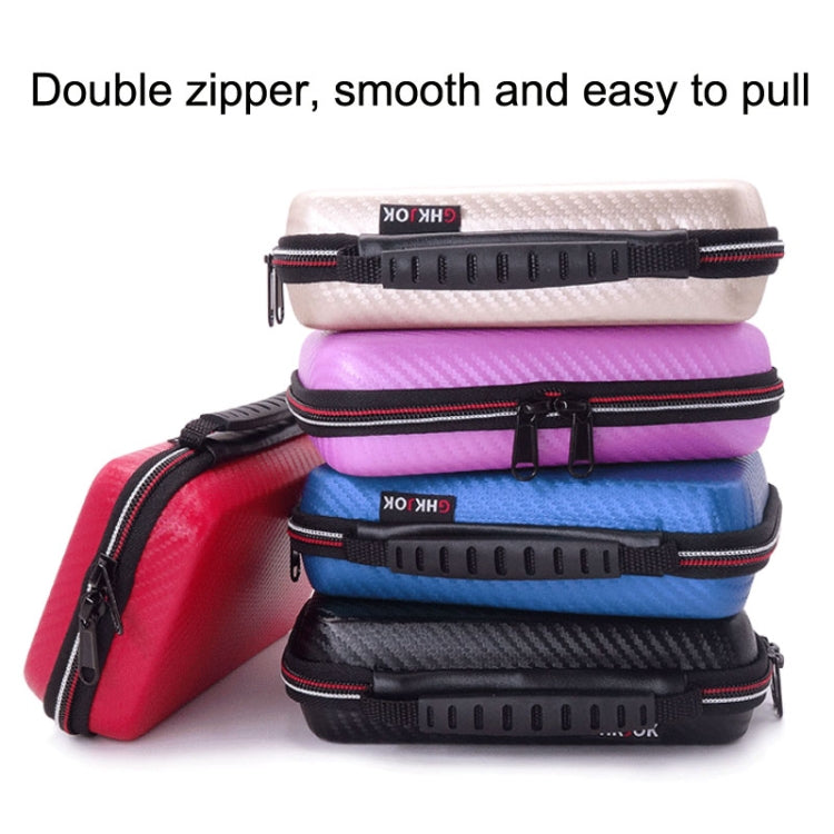 GHKJOK GH1818 EVA Protective Game Console Bag For Nintendo 3DS XL(Red) by bashfashion