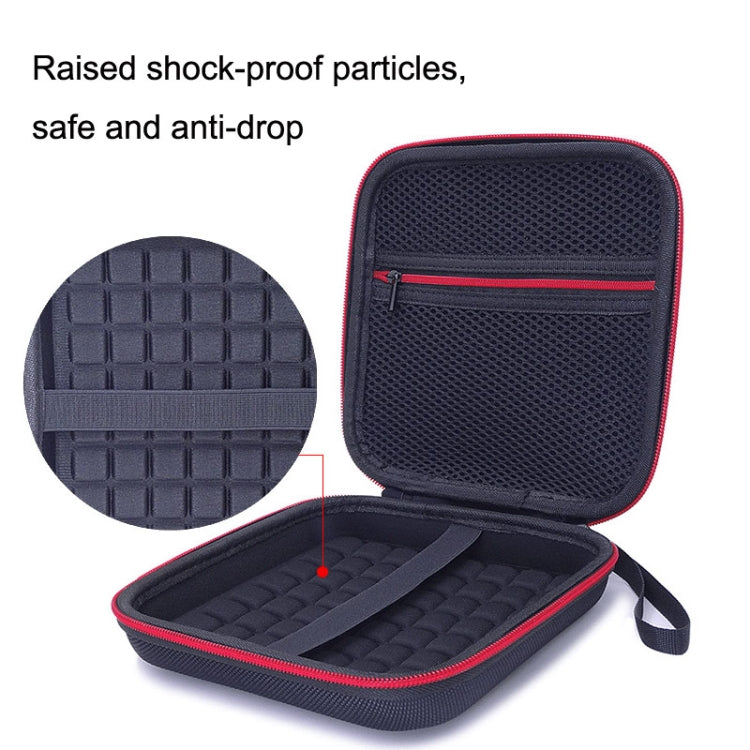 GH1879 Portable Mobile Recorder Hard Case Storage Bag(Black) by bashfashion