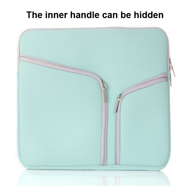 T228 Diving Material Computer Bag Multi-pocket Laptop Liner Bag, Size: 11 Inch(Mint Green) by bashfashion