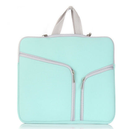 T228 Diving Material Computer Bag Multi-pocket Laptop Liner Bag, Size: 14 Inch(Mint Green) by bashfashion