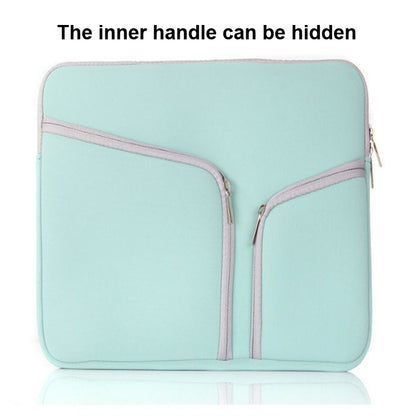 T228 Diving Material Computer Bag Multi-pocket Laptop Liner Bag, Size: 14 Inch(Mint Green) by bashfashion