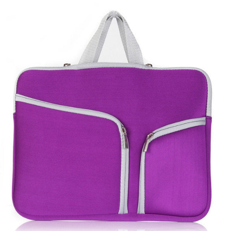 T228 Diving Material Computer Bag Multi-pocket Laptop Liner Bag, Size: 17 Inch(Purple) by bashfashion