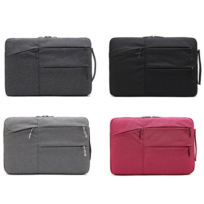Zipper Type Polyester Business Laptop Liner Bag, Size: 14 Inch(Rose Red) by bashfashion