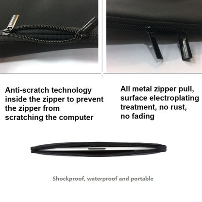 Without Elastic Band Diving Material Laptop Sleeve Computer Case, Size: 11 Inch by bashfashion