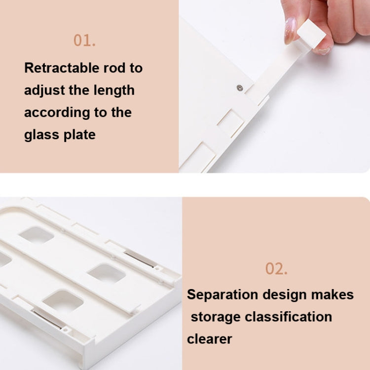 Refrigerator Beverage Beer Can Hanging Storage Rack(White) by bashfashion