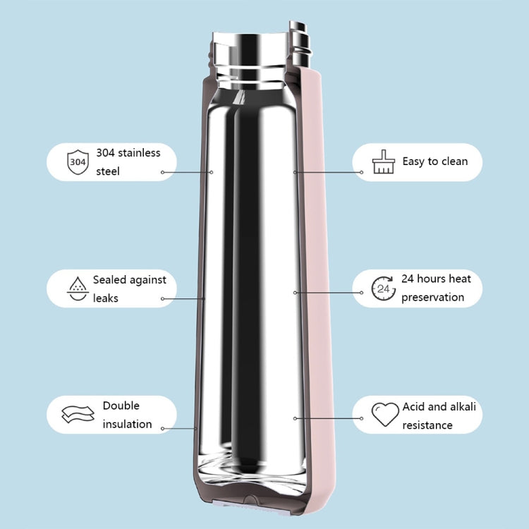 Saylee 304 Stainless Steel Portable Thermos Cup, Capacity: 350ml(Black) by Saylee