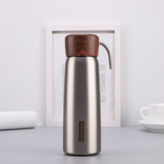 Delicate 304 Stainless Steel Wood Grain Thermos Cup, Capacity: 500ml(Primary Color) by Delicate