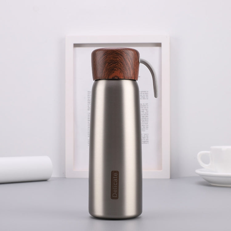 Delicate 304 Stainless Steel Wood Grain Thermos Cup, Capacity: 400ml(Primary Color) by Delicate