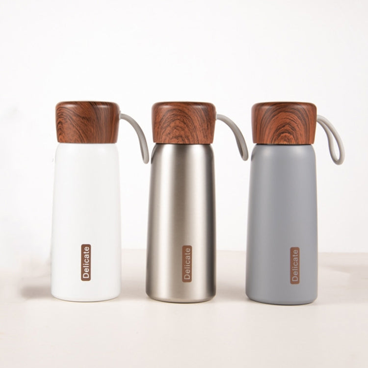 Delicate 304 Stainless Steel Wood Grain Thermos Cup, Capacity: 400ml(Primary Color) by Delicate