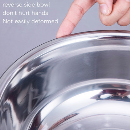 3 PCS / Set SiGang Stainless Steel Kitchen Supplies Seasoning Colorful Basin(22cm+24cm+26cm) by bashfashion