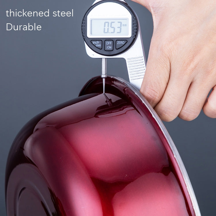 3 PCS / Set SiGang Stainless Steel Kitchen Supplies Seasoning Colorful Basin(22cm+24cm+26cm) by bashfashion