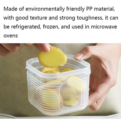 A2958 Chopped Onion Garlic Refrigerator Preservation Box with Lid, Specification: Small by bashfashion