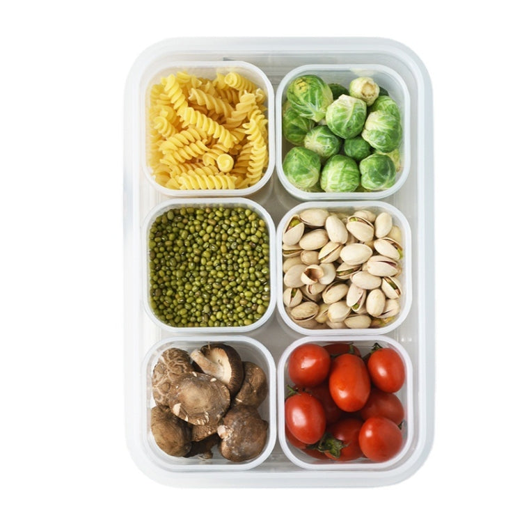 A2958 Chopped Onion Garlic Refrigerator Preservation Box with Lid, Specification: 6-pieces / Sets by bashfashion