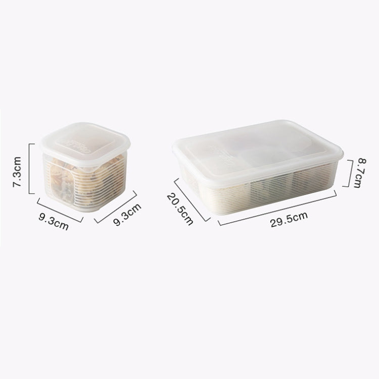 A2958 Chopped Onion Garlic Refrigerator Preservation Box with Lid, Specification: 6-pieces / Sets by bashfashion