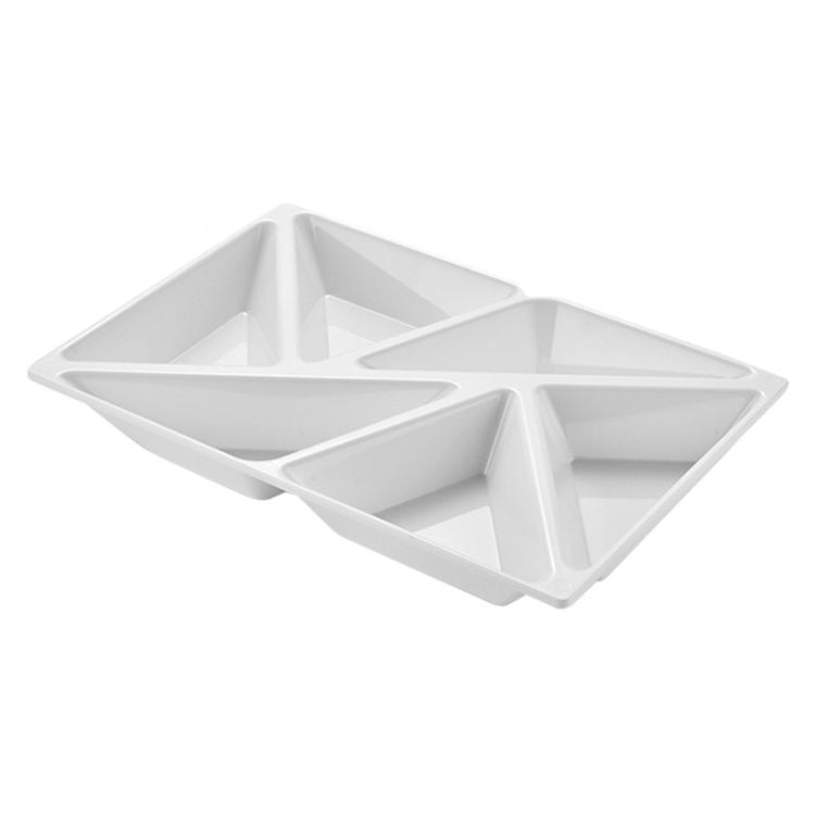 6 In 1 Multifunctional Compartmental Fruit Tray, Style: White by bashfashion