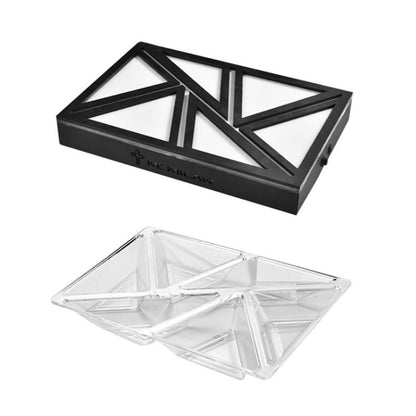 6 In 1 Multifunctional Compartmental Luminous Fruit Tray, Style: Luminous Base + Disc by bashfashion