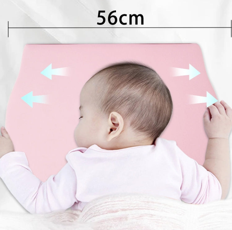 Newborn Anti-spit Milk Ramp Cushion Toddler Back Care Pillow(Pink) by bashfashion