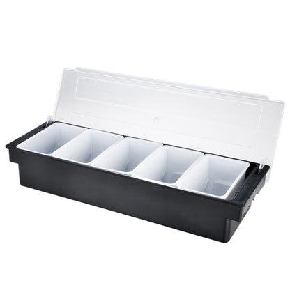 Large Capacity Compartmentalized Fruit Box, Specification: Five Grids by bashfashion