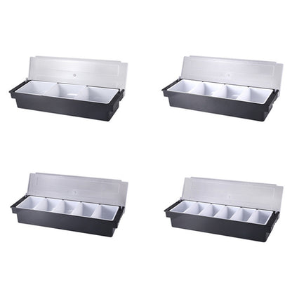 Large Capacity Compartmentalized Fruit Box, Specification: Five Grids by bashfashion