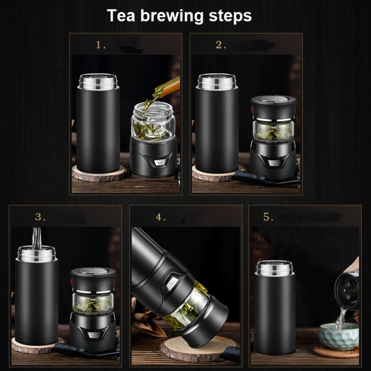 101-500ML Insulation Cup Tea Water Separation Tea Cup,Style: Coffee+Gift Box by bashfashion