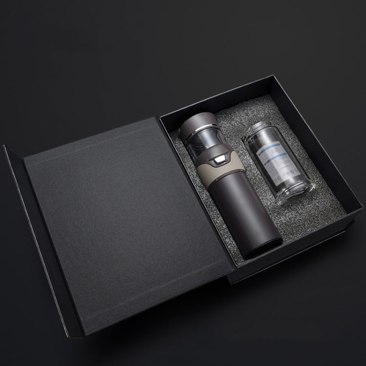 101-500ML Insulation Cup Tea Water Separation Tea Cup,Style: Coffee Double Cup+Gift Box by bashfashion