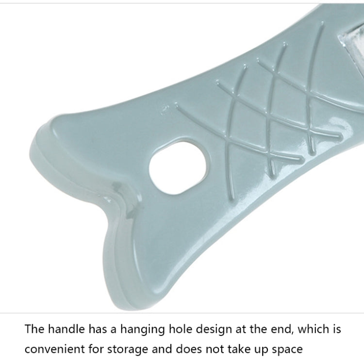 3 PCS CT1682 Thickened Plastic Fish Scaler with Cover(Green) by bashfashion