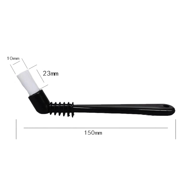 KFS-10 Short Handle Coffee Machine Cleaning Brush(Black Hair) by bashfashion
