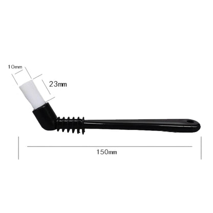 KFS-10 Short Handle Coffee Machine Cleaning Brush(Black Hair) by bashfashion