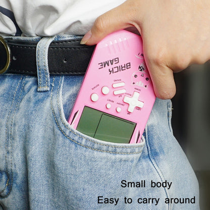 Large Screen Retro Children Handheld Game Console(Pink) by bashfashion