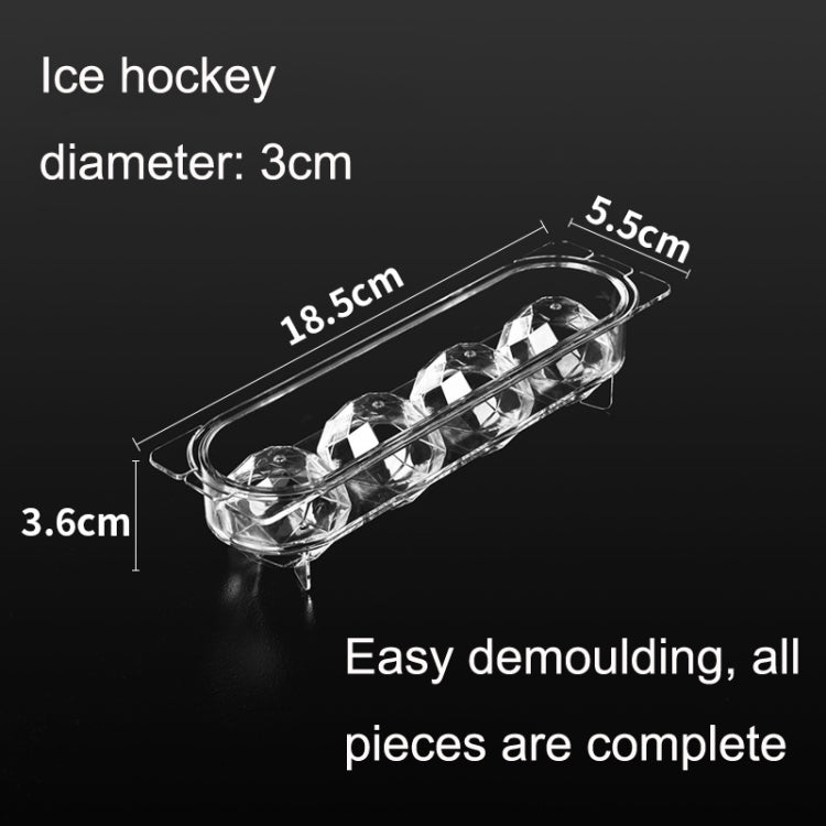 Household Food Grade Transparent Round Ice Cube Mold, Size: Small by bashfashion
