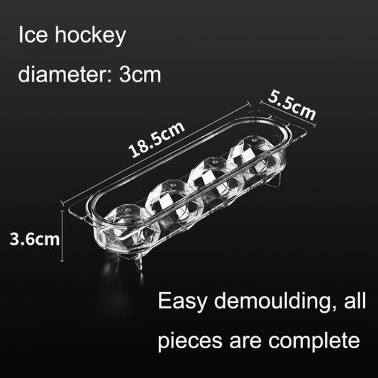 Household Food Grade Transparent Round Ice Cube Mold, Size: Small by bashfashion
