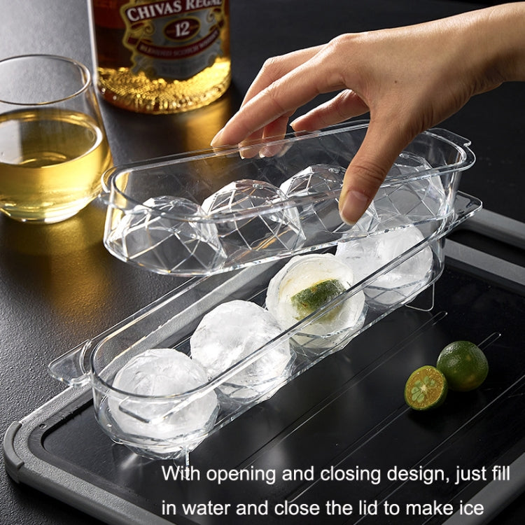 Household Food Grade Transparent Round Ice Cube Mold, Size: Small by bashfashion