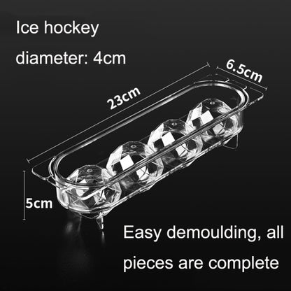 Household Food Grade Transparent Round Ice Cube Mold, Size: Medium by bashfashion