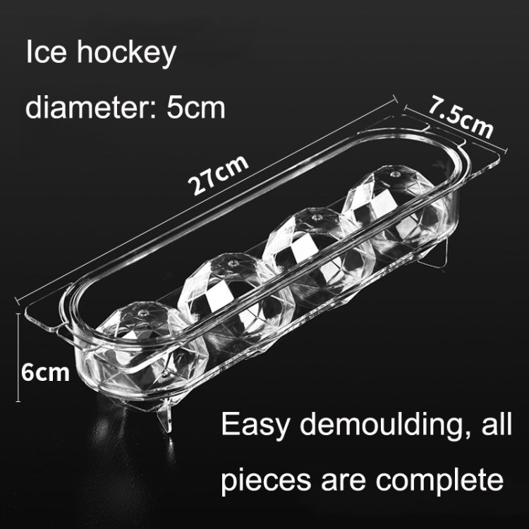 Household Food Grade Transparent Round Ice Cube Mold, Size: Large by bashfashion
